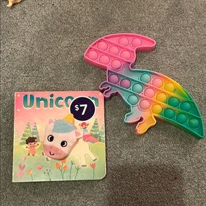 Rainbow Dinosaur Pop It Fidget Toy